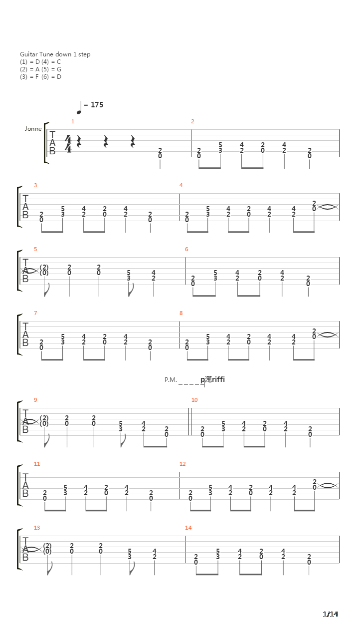 Vkirauta吉他谱