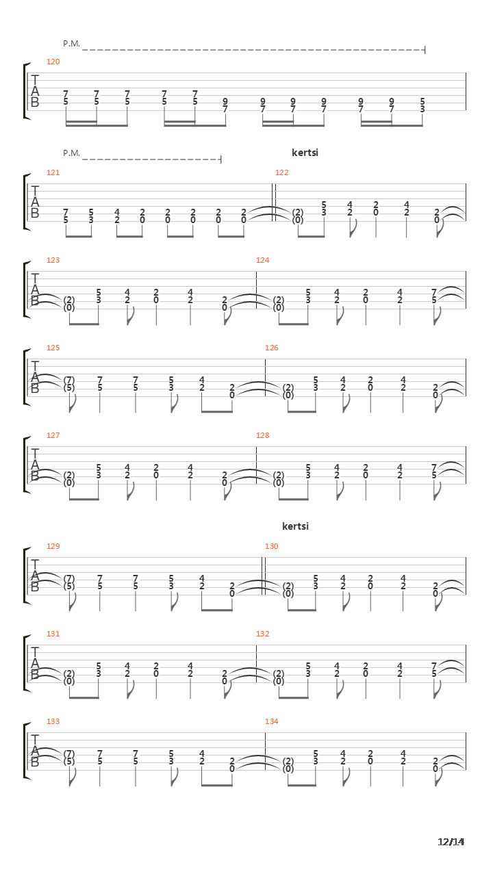 Vkirauta吉他谱