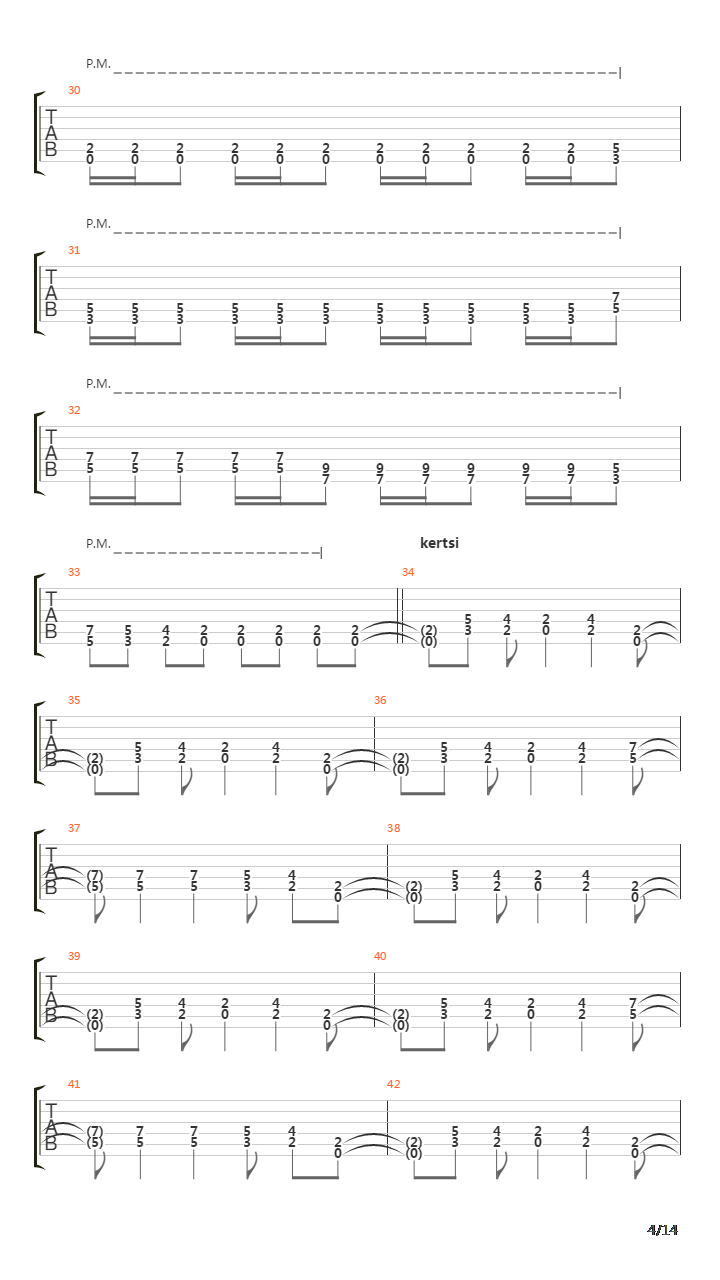 Vkirauta吉他谱