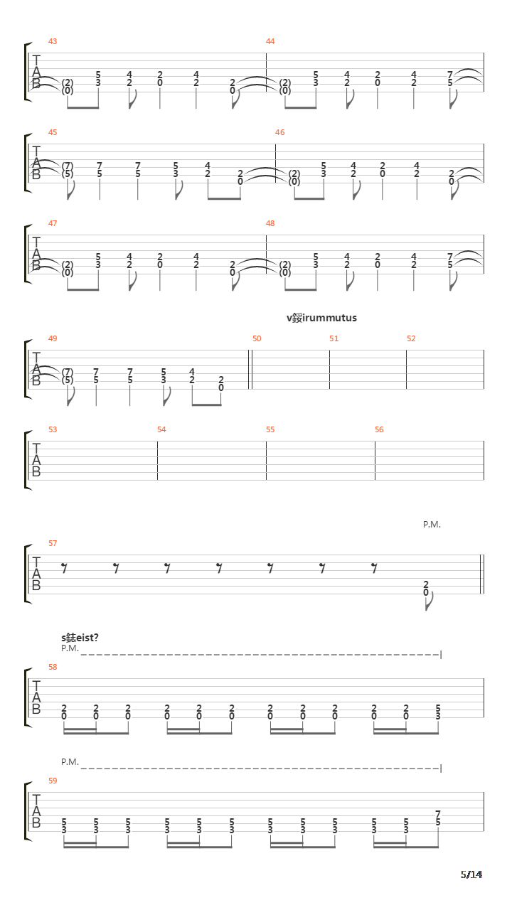 Vkirauta吉他谱