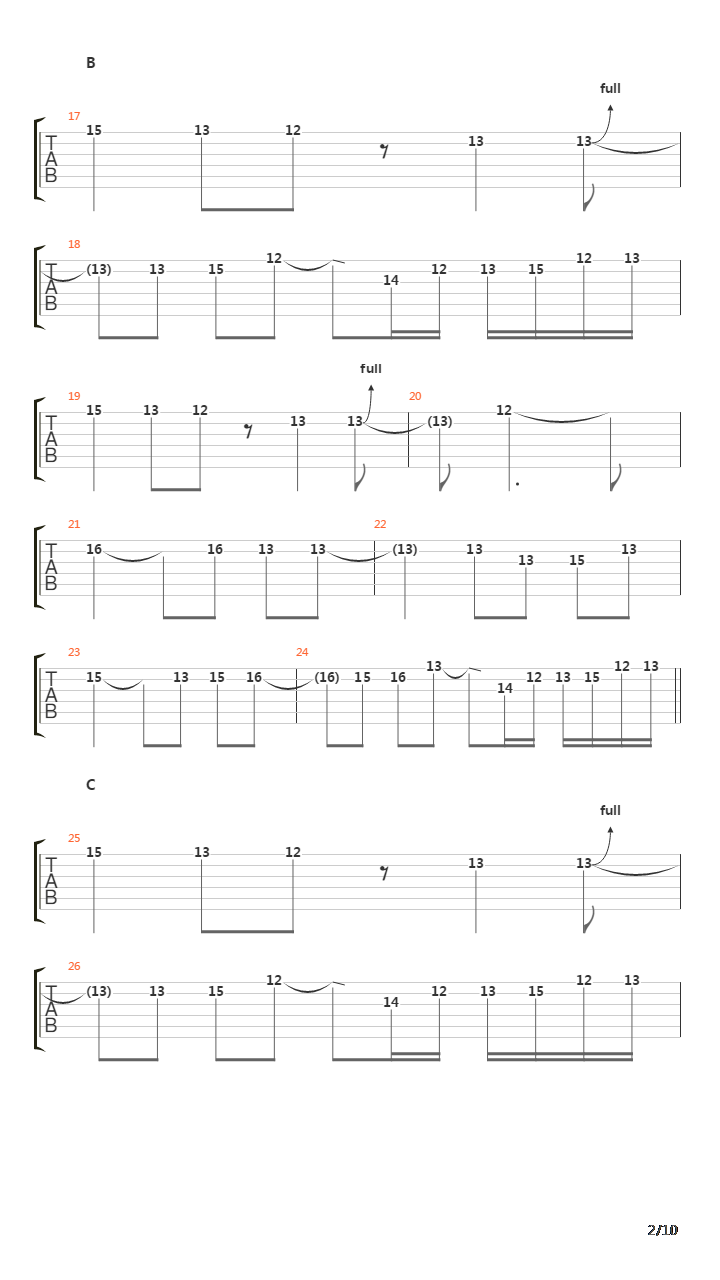 Athens吉他谱