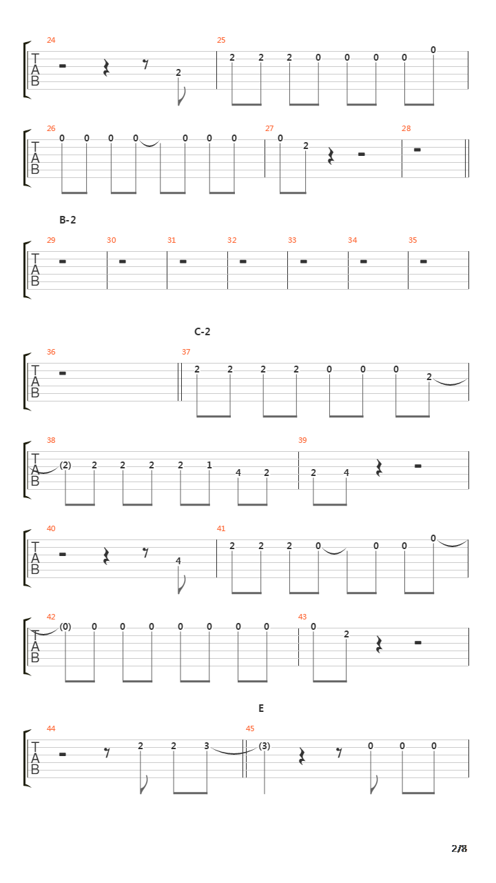 Oasis吉他谱