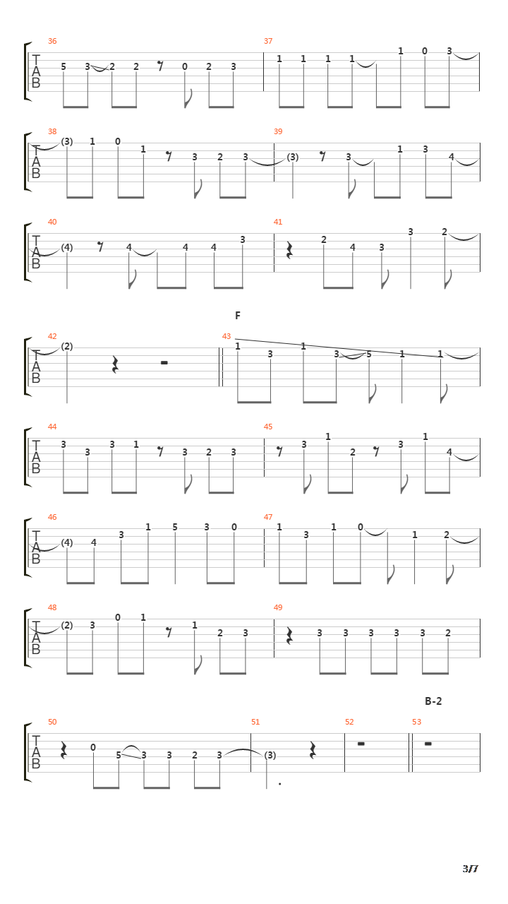 Rasen吉他谱