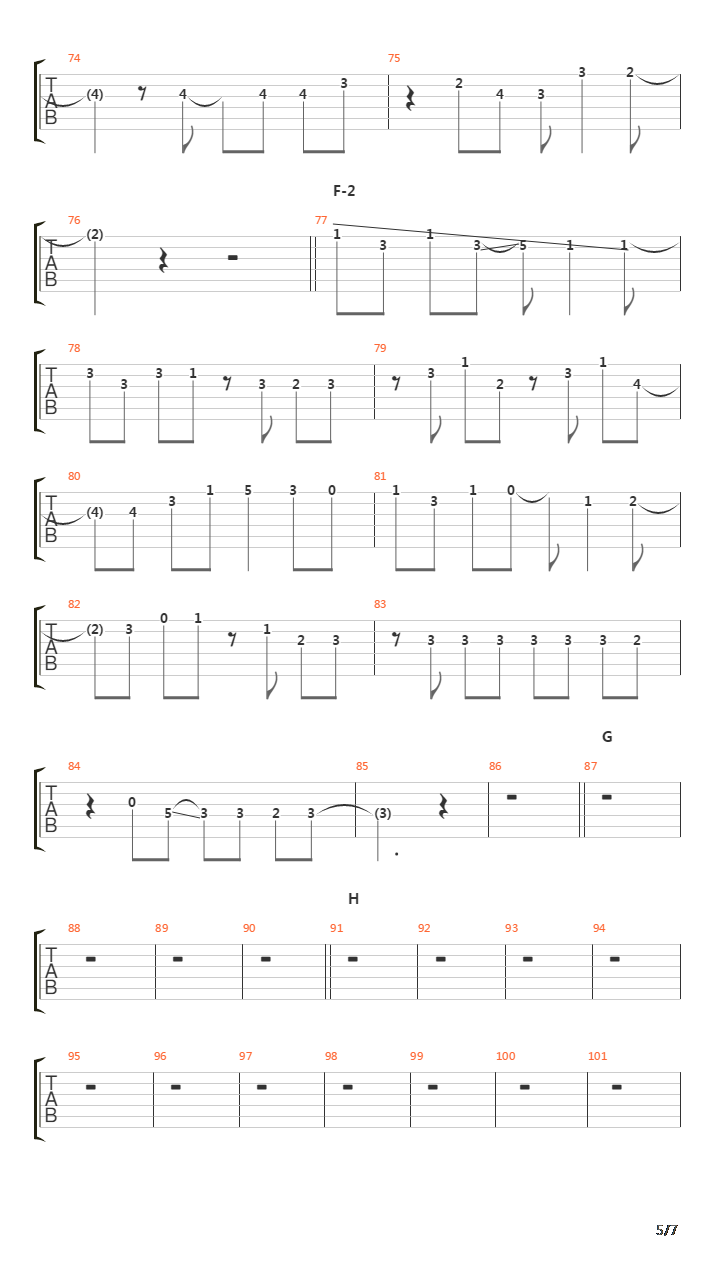Rasen吉他谱