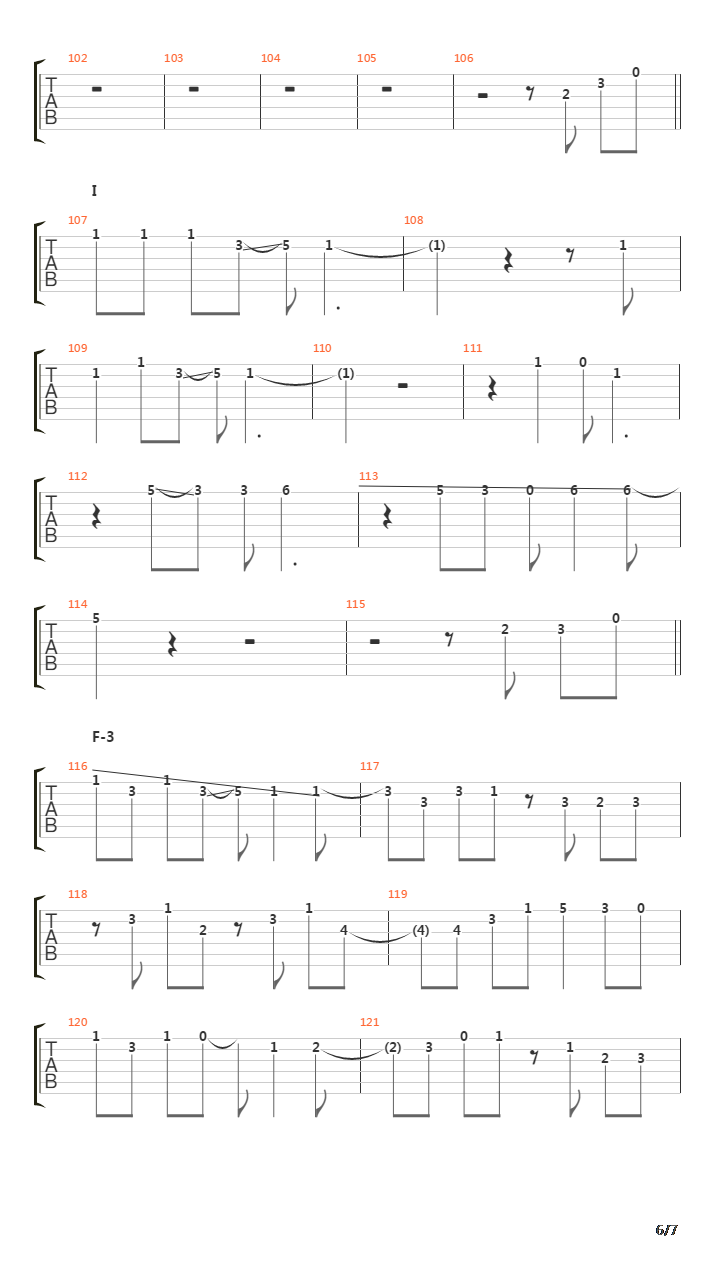 Rasen吉他谱