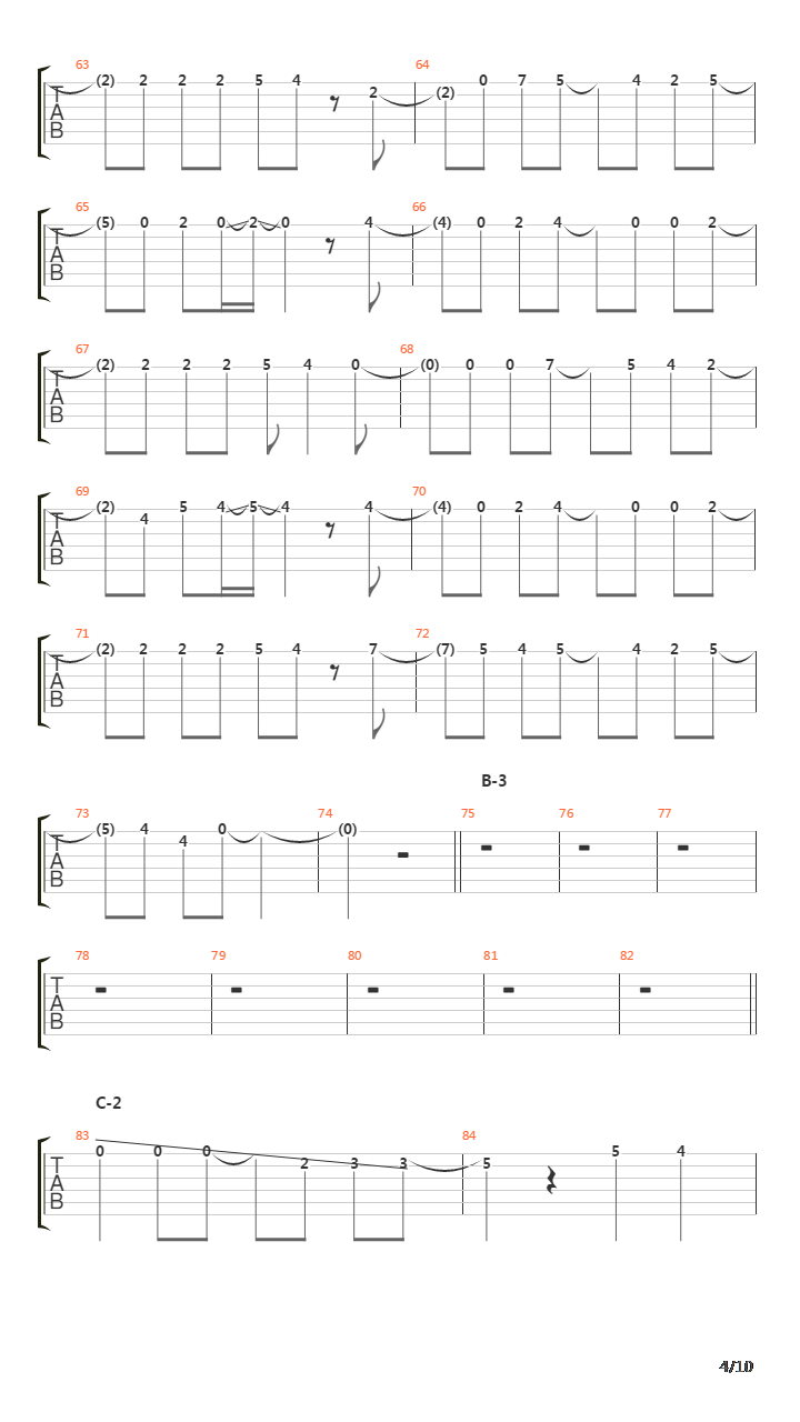 Ring吉他谱