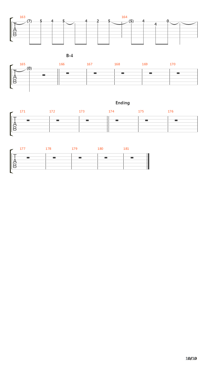 Ring吉他谱