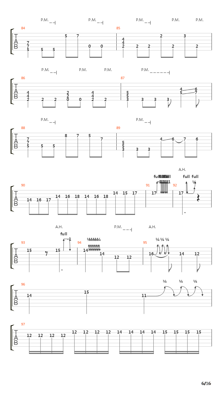 卡农 摇滚版(Canon Rock)吉他谱