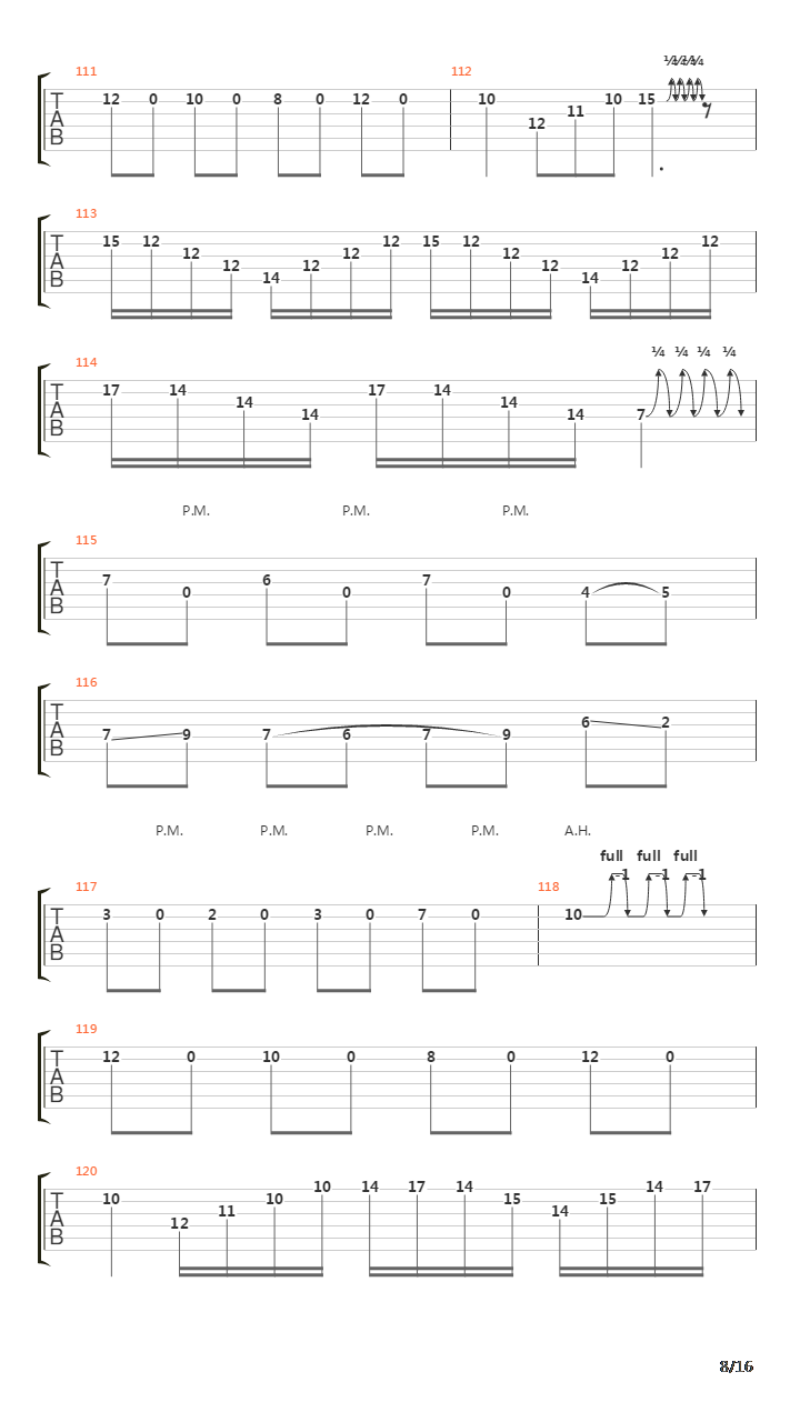 卡农 摇滚版(Canon Rock)吉他谱