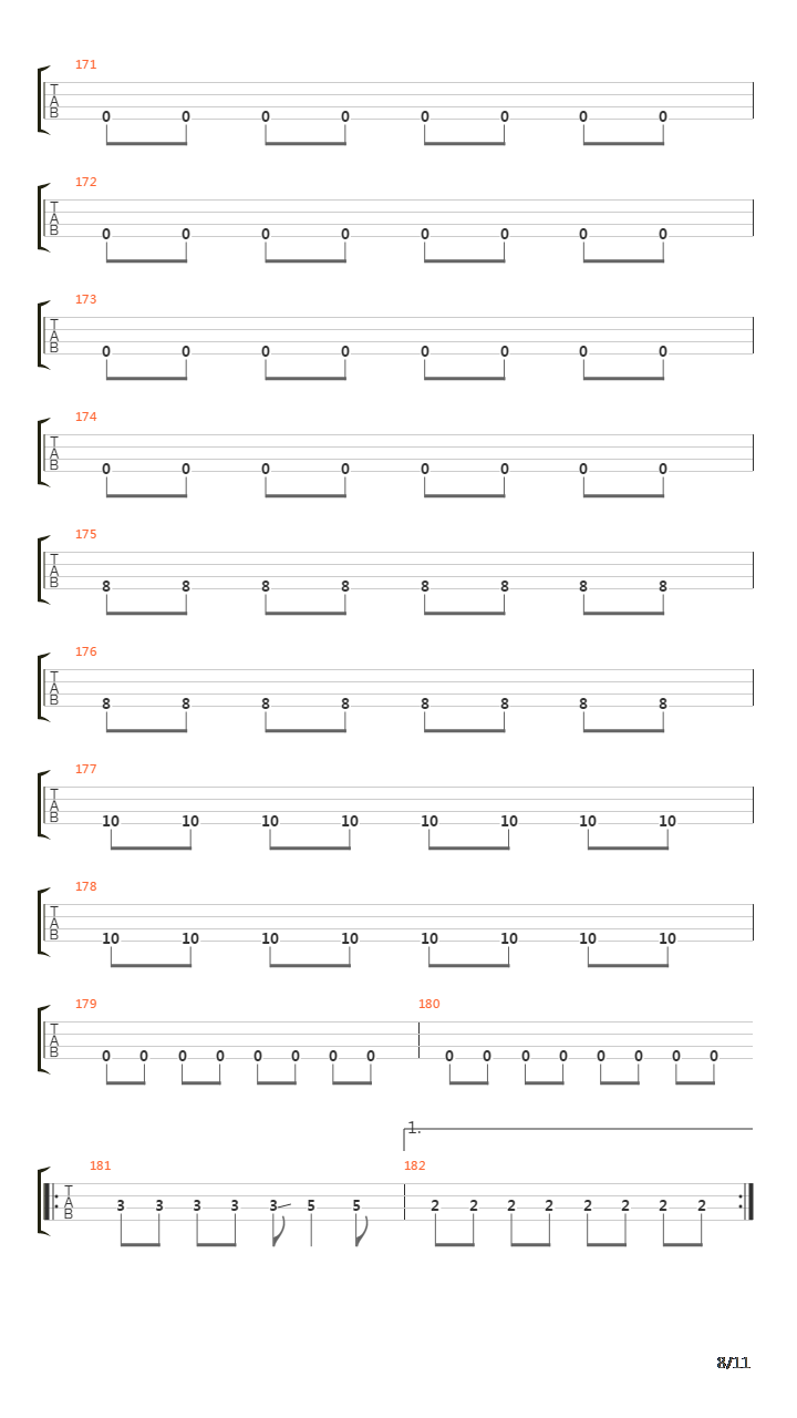 All Of The Same Blood吉他谱
