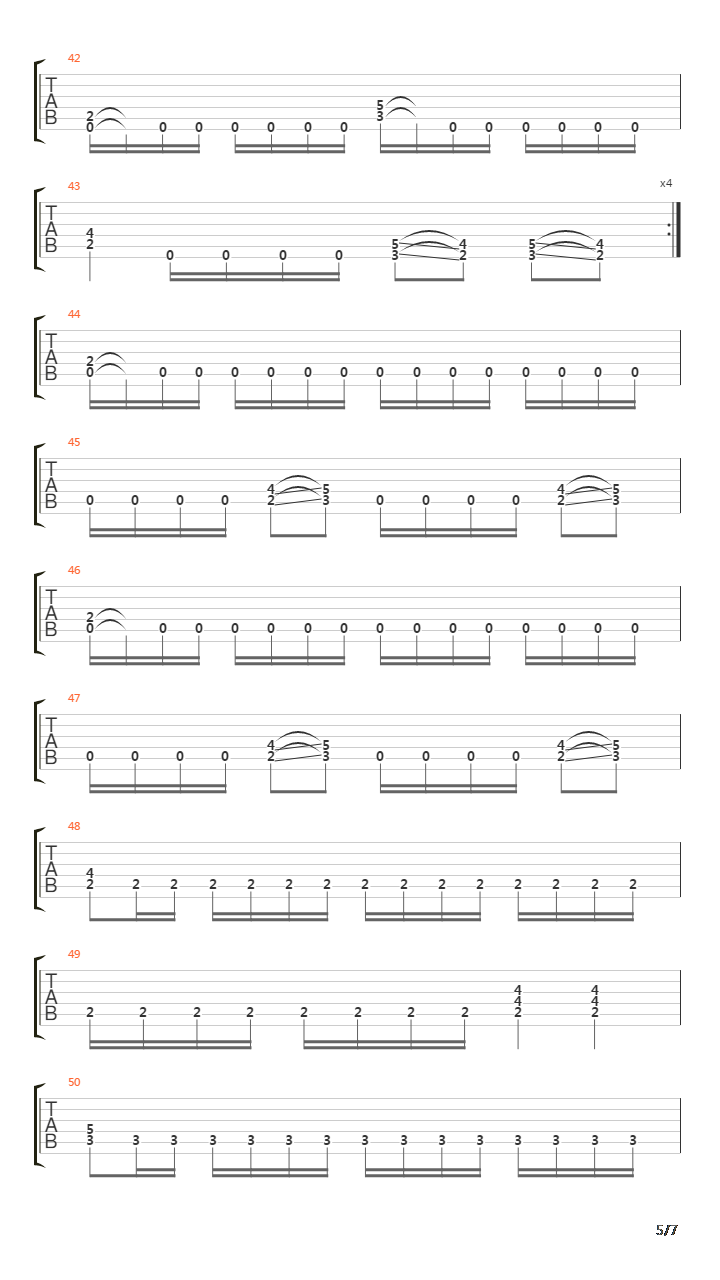 Endless Pain吉他谱