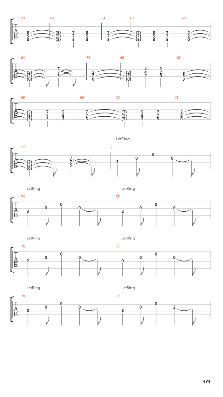 Endorama吉他谱