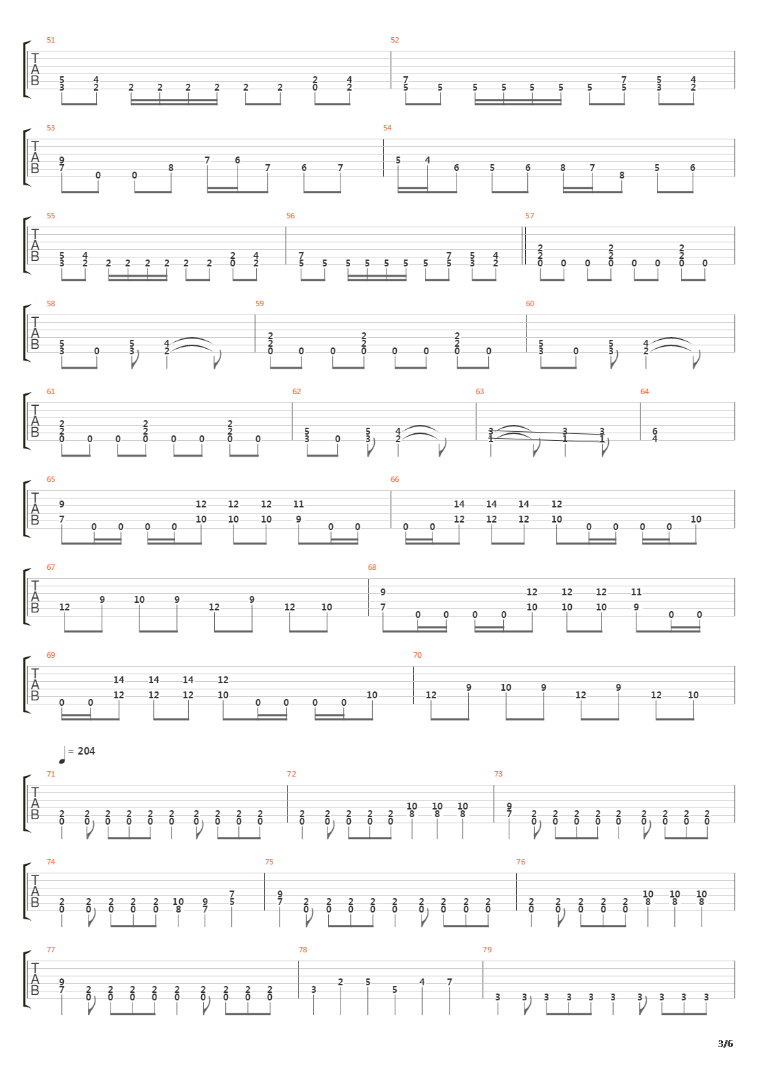 Escalation吉他谱