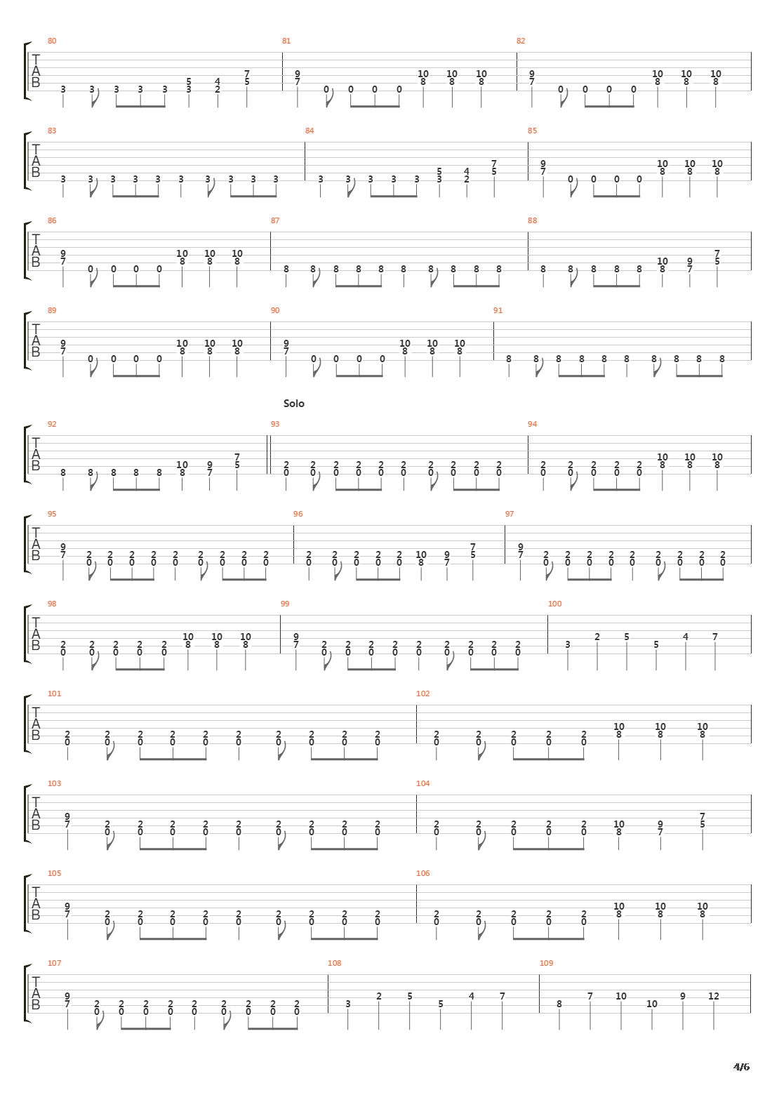 Escalation吉他谱