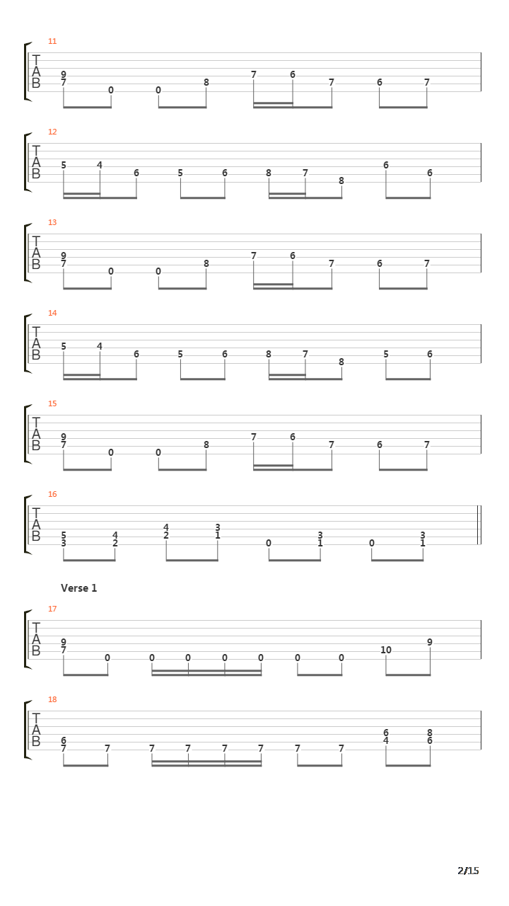 Escalation吉他谱