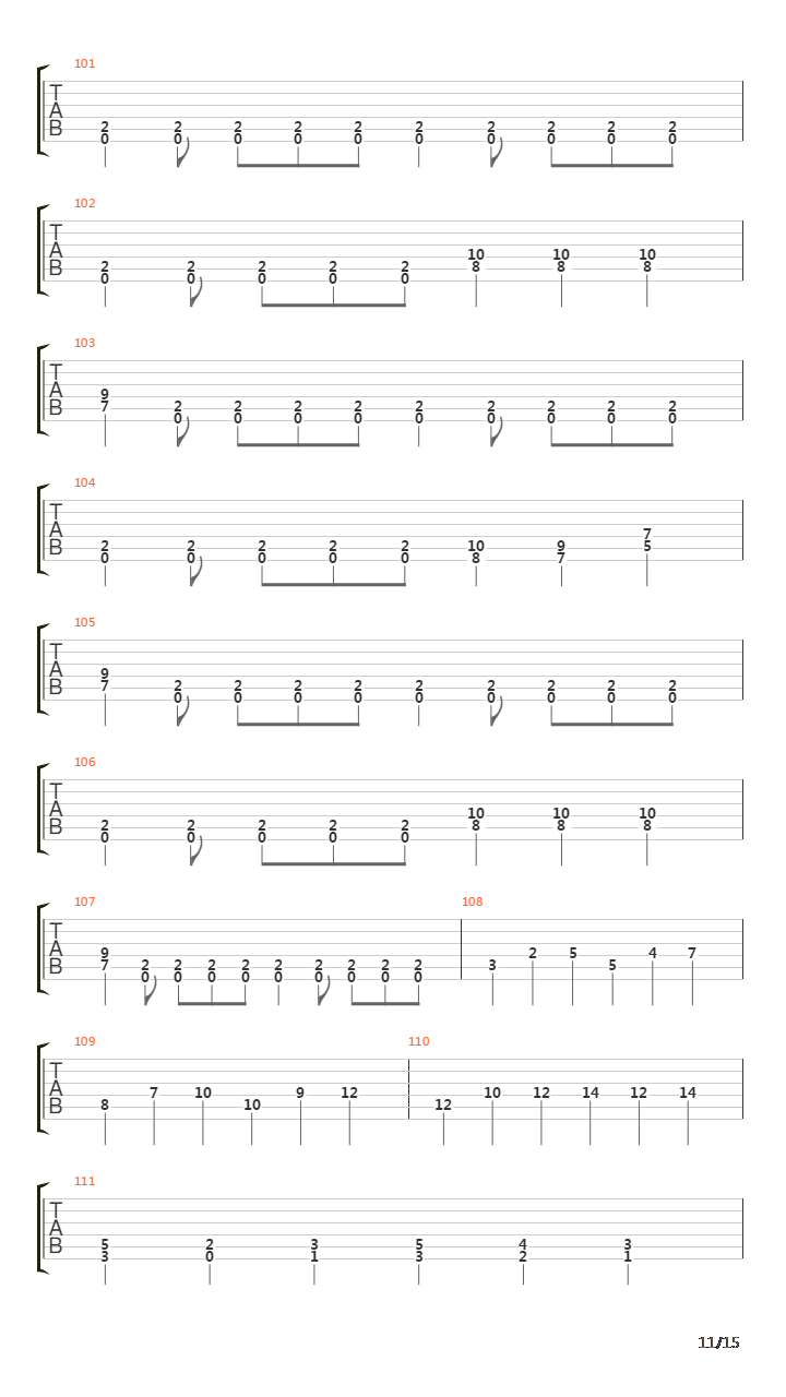 Escalation吉他谱