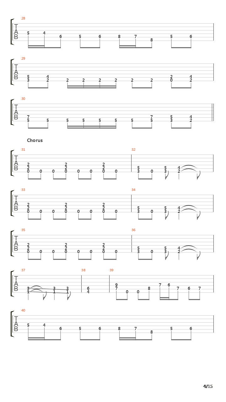 Escalation吉他谱