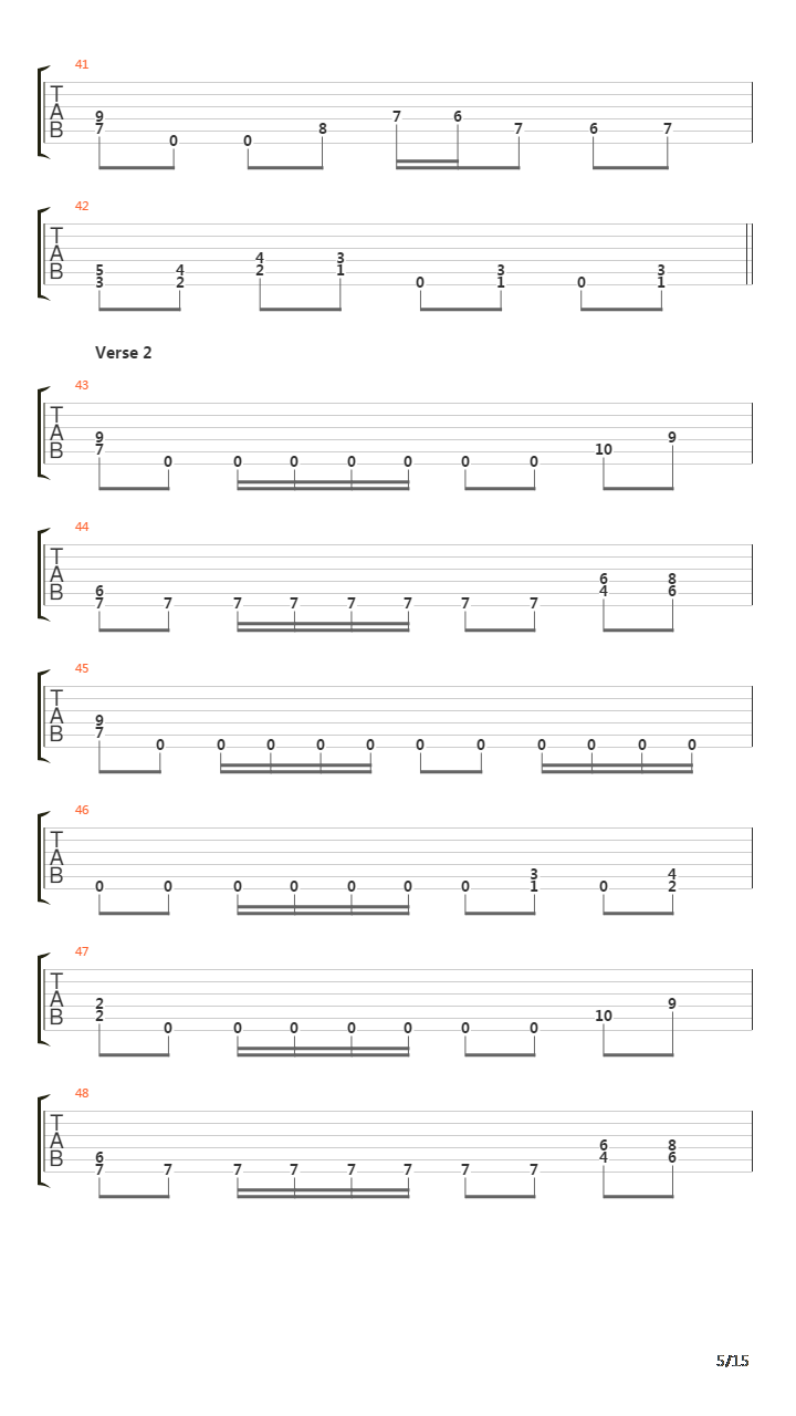 Escalation吉他谱