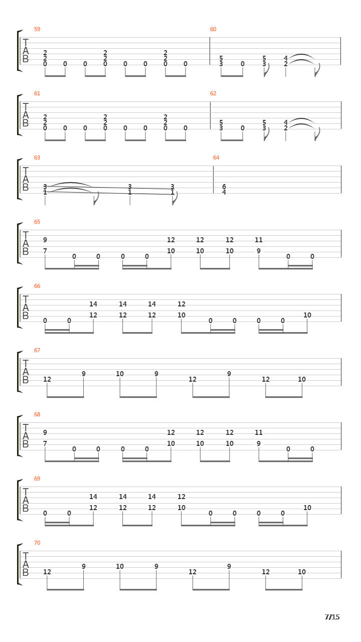 Escalation吉他谱