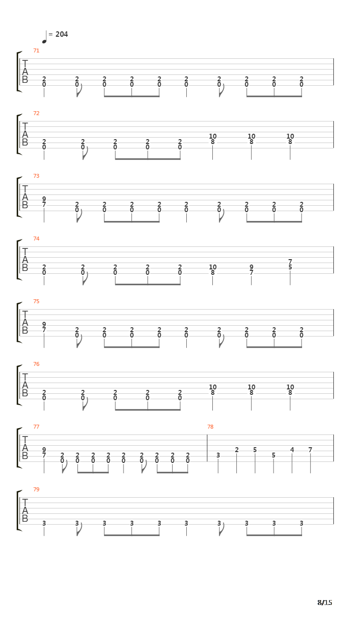 Escalation吉他谱