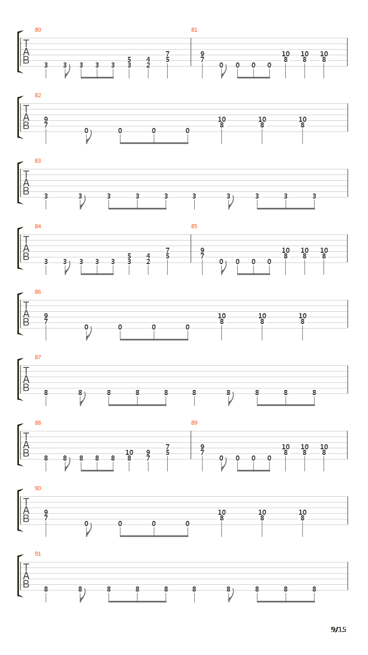 Escalation吉他谱