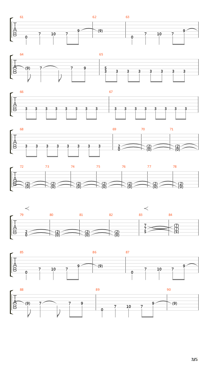 Inferno吉他谱