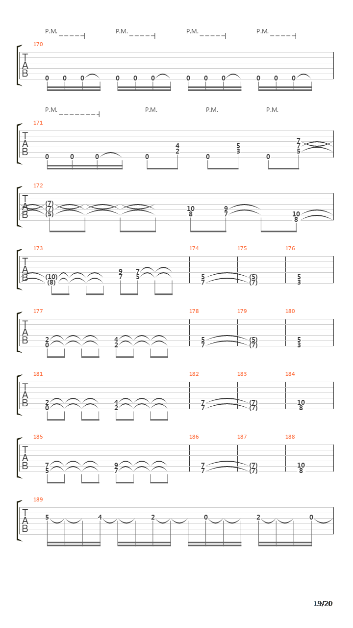 Pandemonium吉他谱