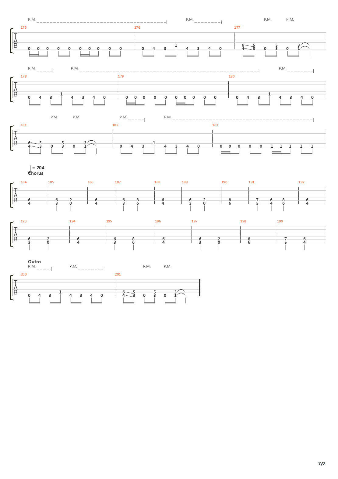 Prevail吉他谱