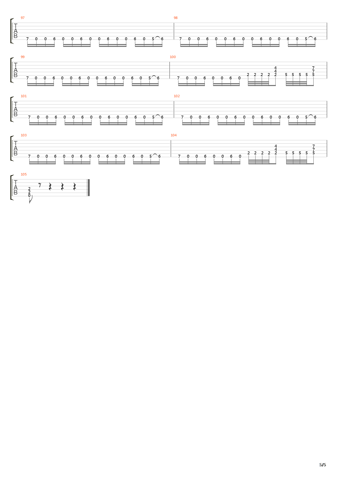 Reconquering The Throne吉他谱