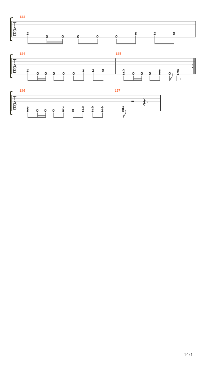 System Decay吉他谱