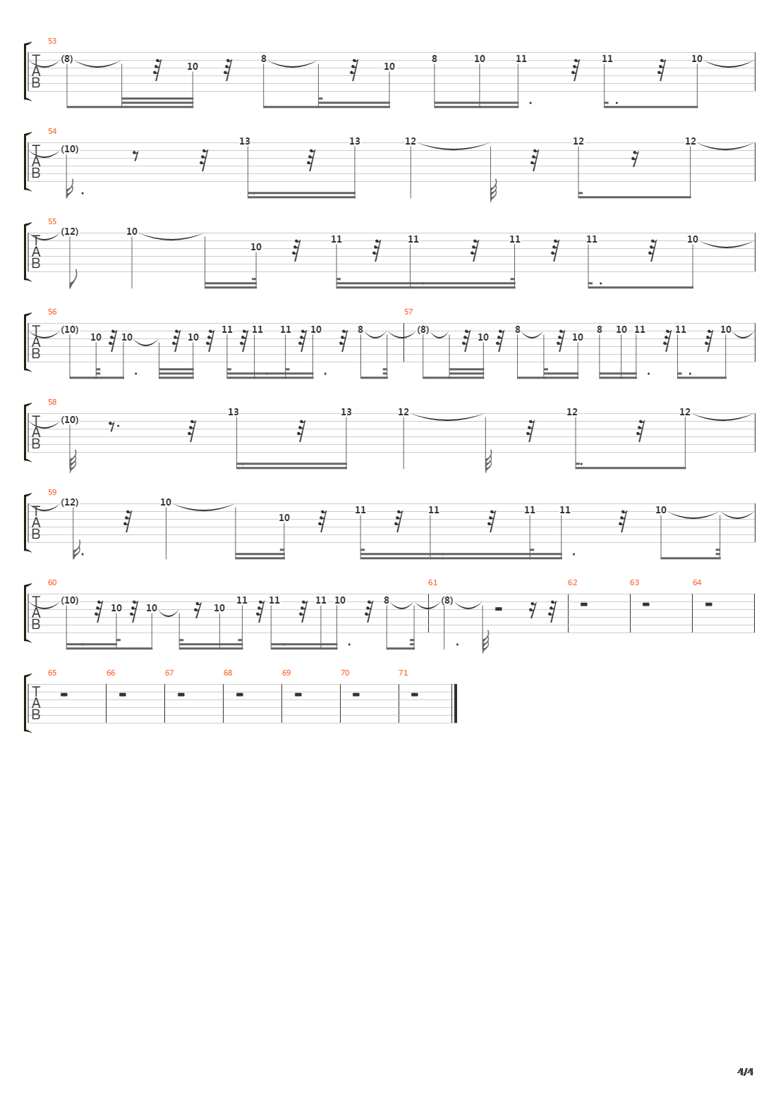 Tout Envoyer En Lair吉他谱