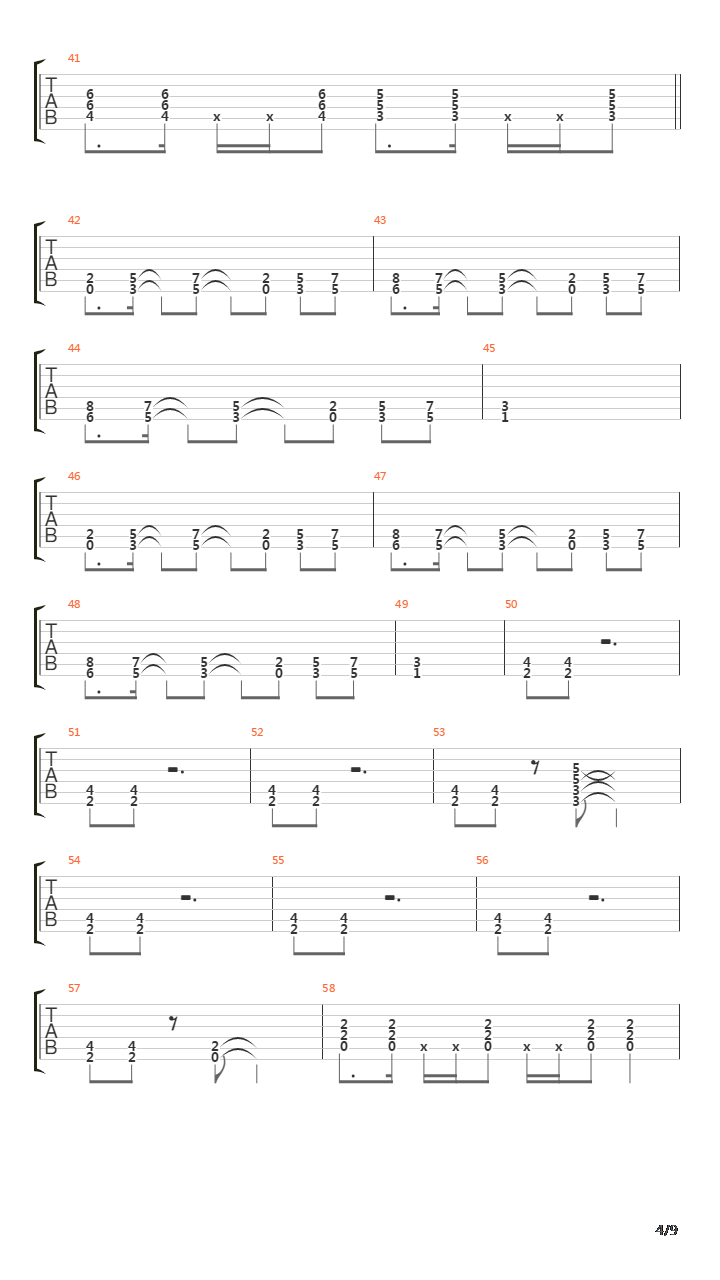 A Stroke Of The Lightning吉他谱