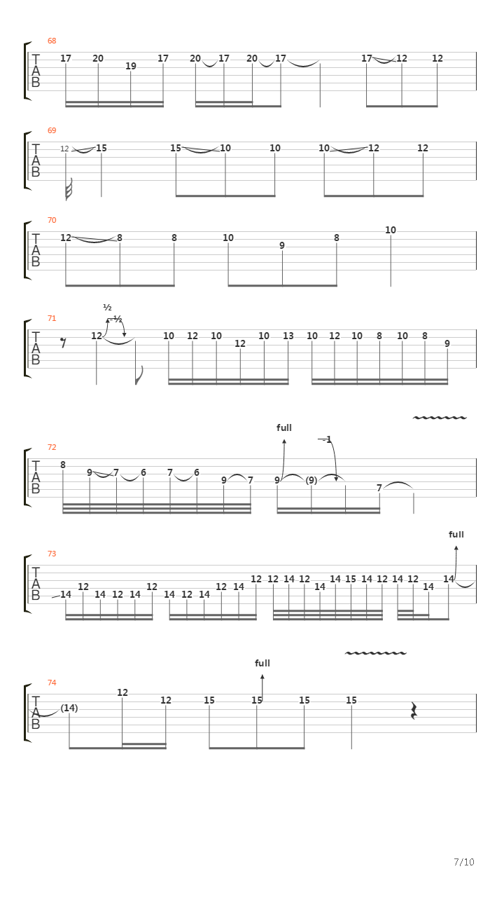 How Many More Times吉他谱