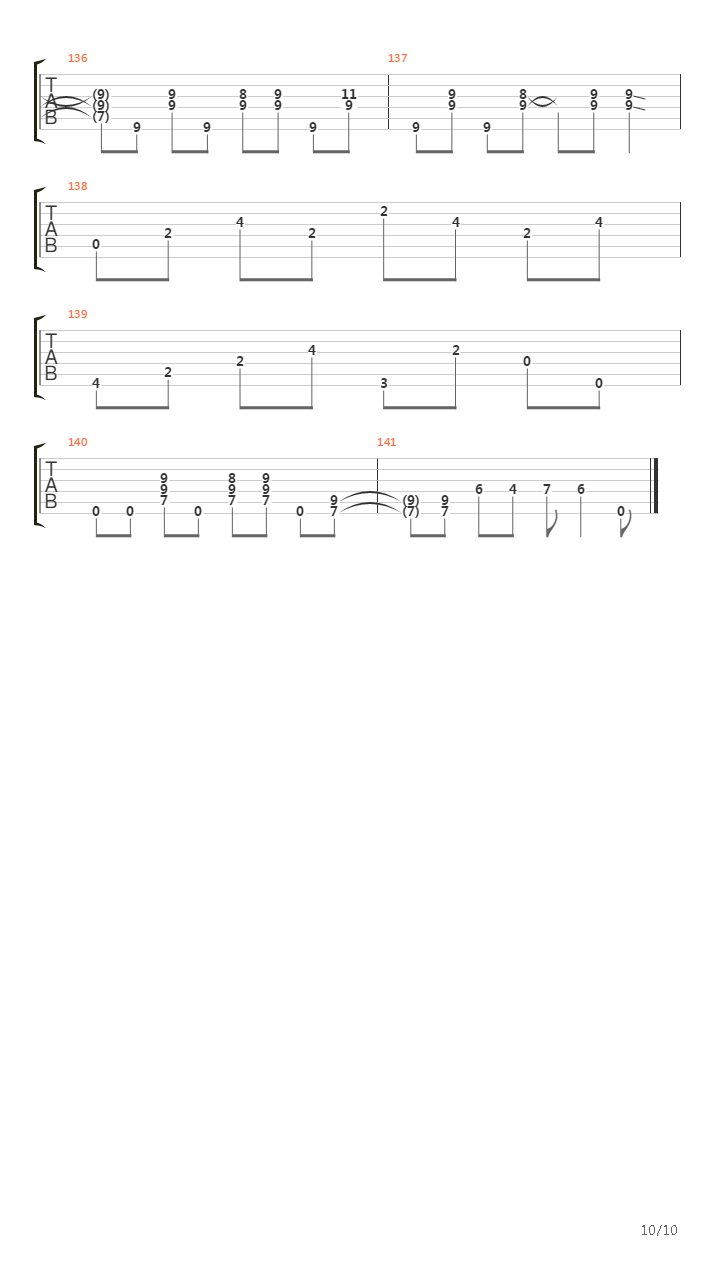 Long Distance吉他谱