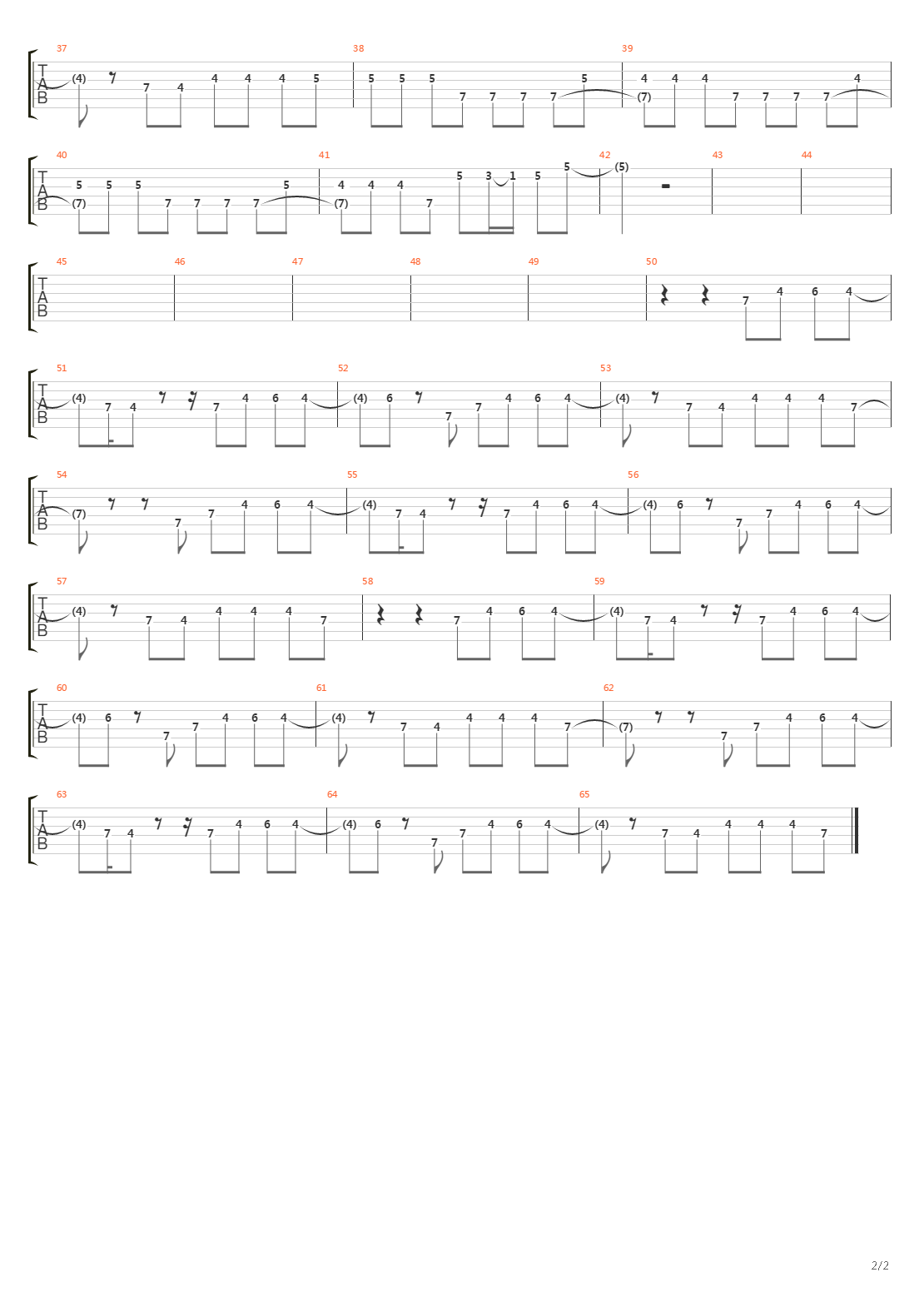 Again吉他谱