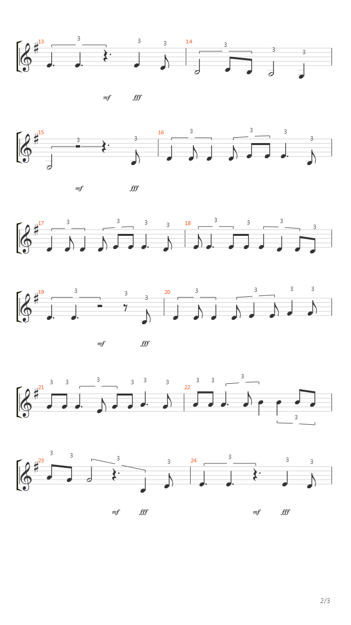 Hallelujah吉他谱