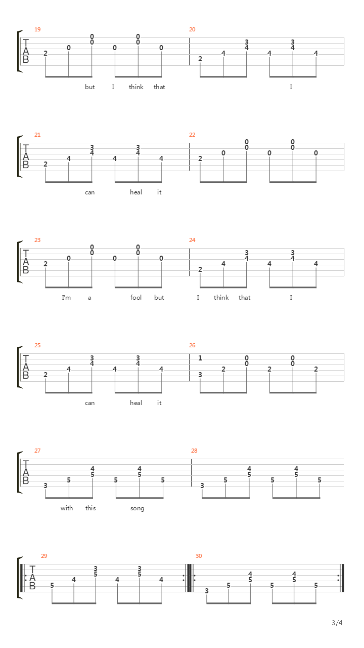 Minute Prologue吉他谱