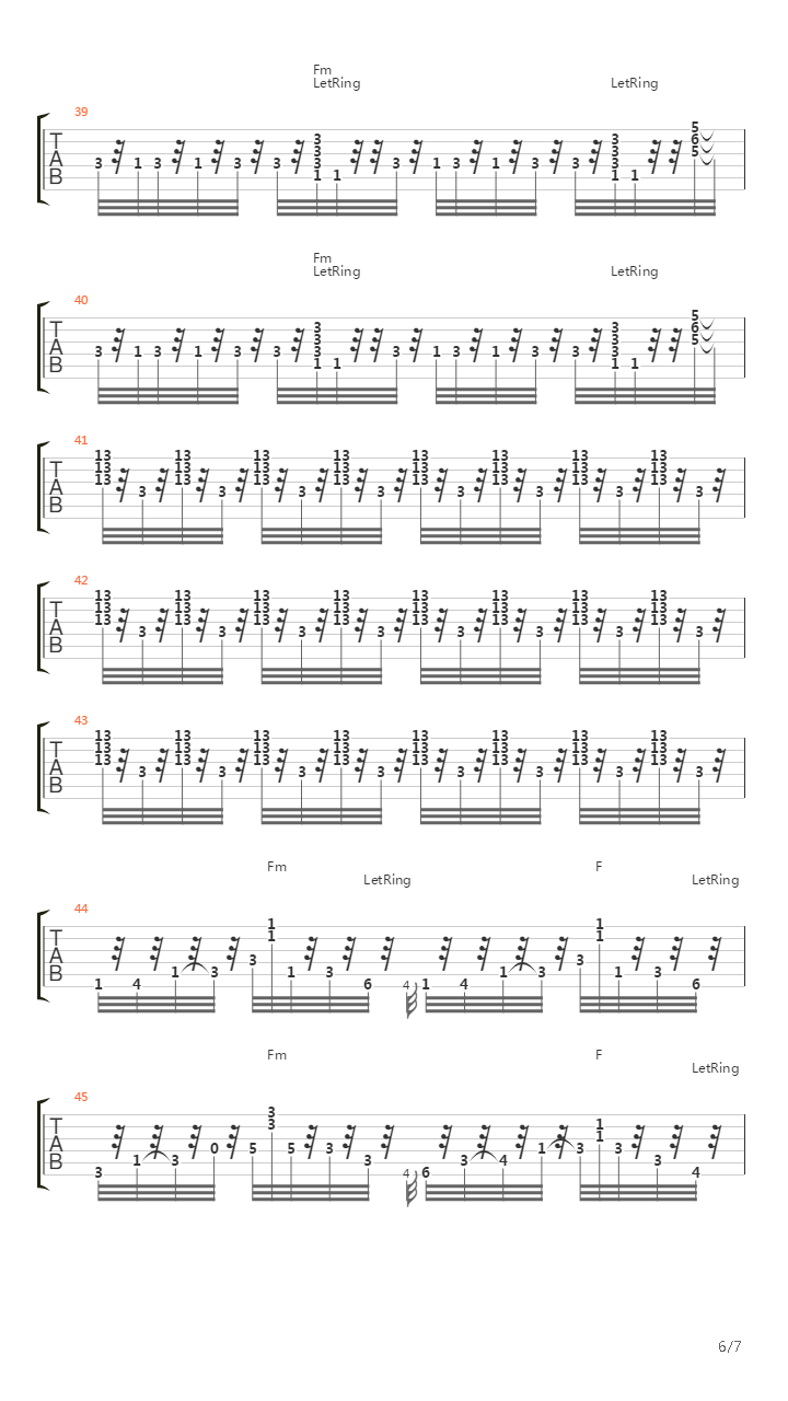 Vertigo吉他谱