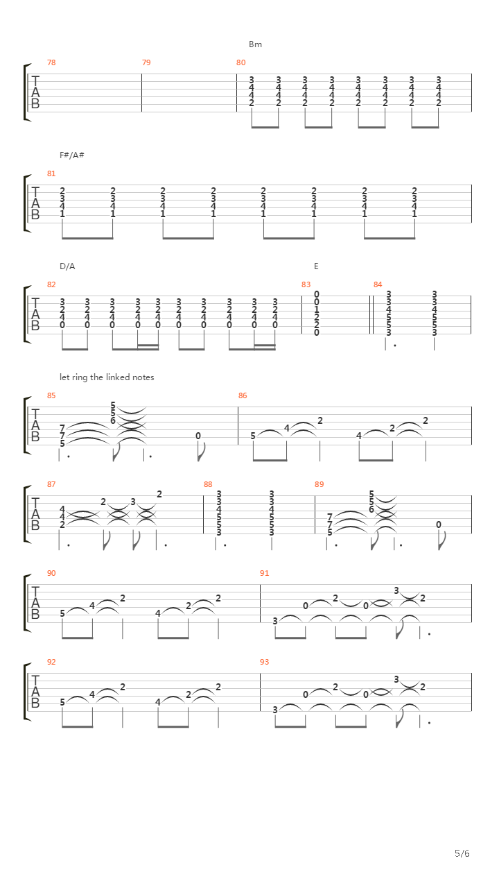 Cling And Clatter吉他谱