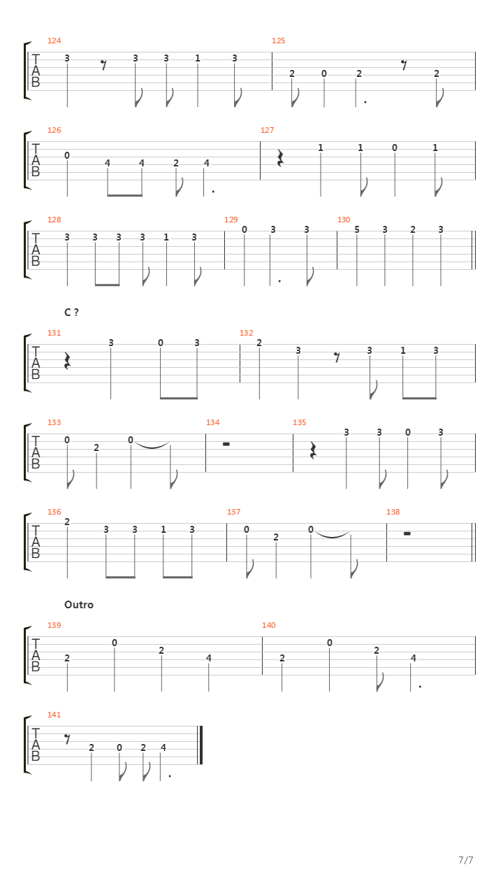 Branch Road吉他谱