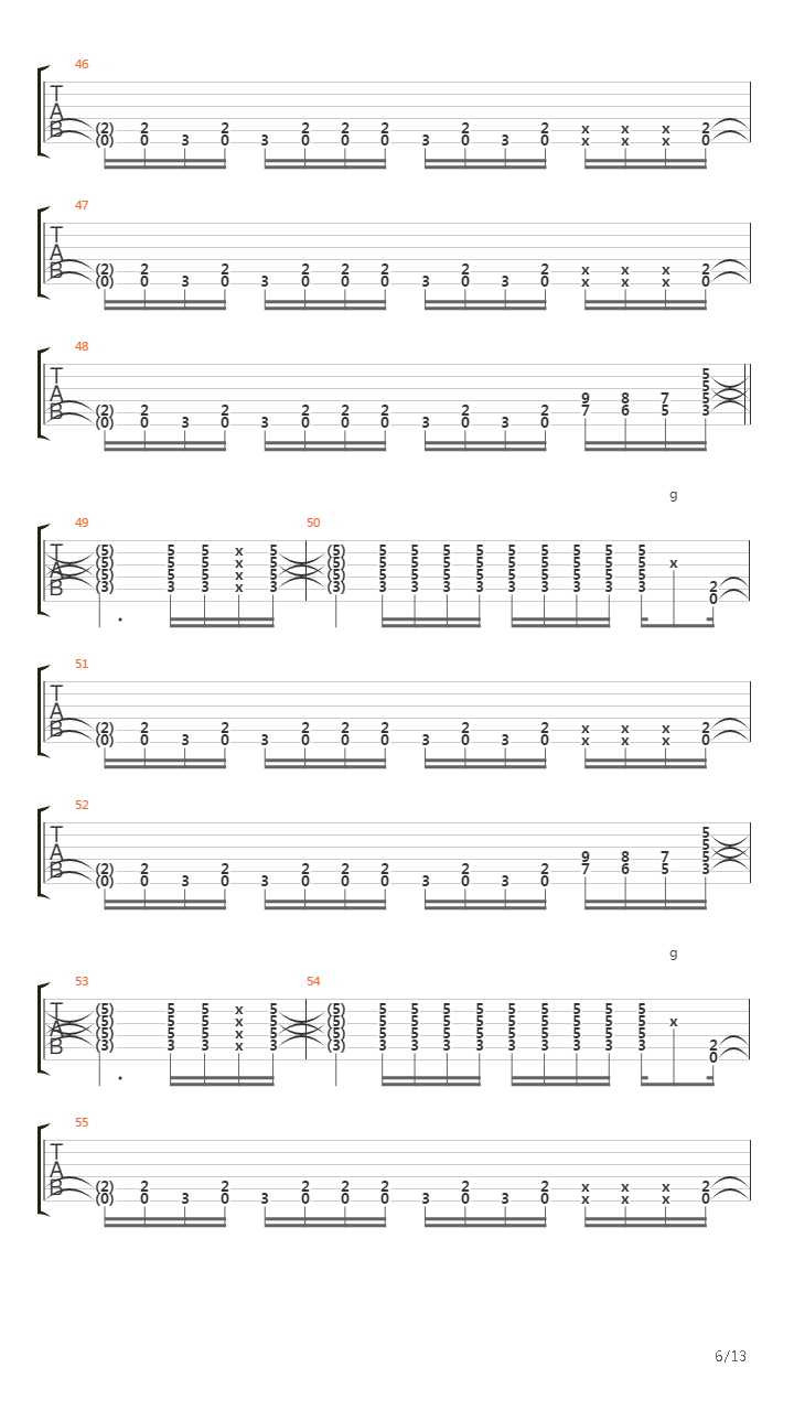 G吉他谱