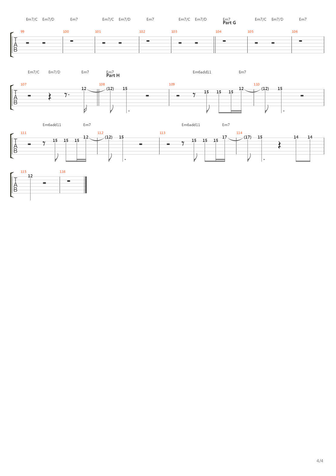 Inside You吉他谱