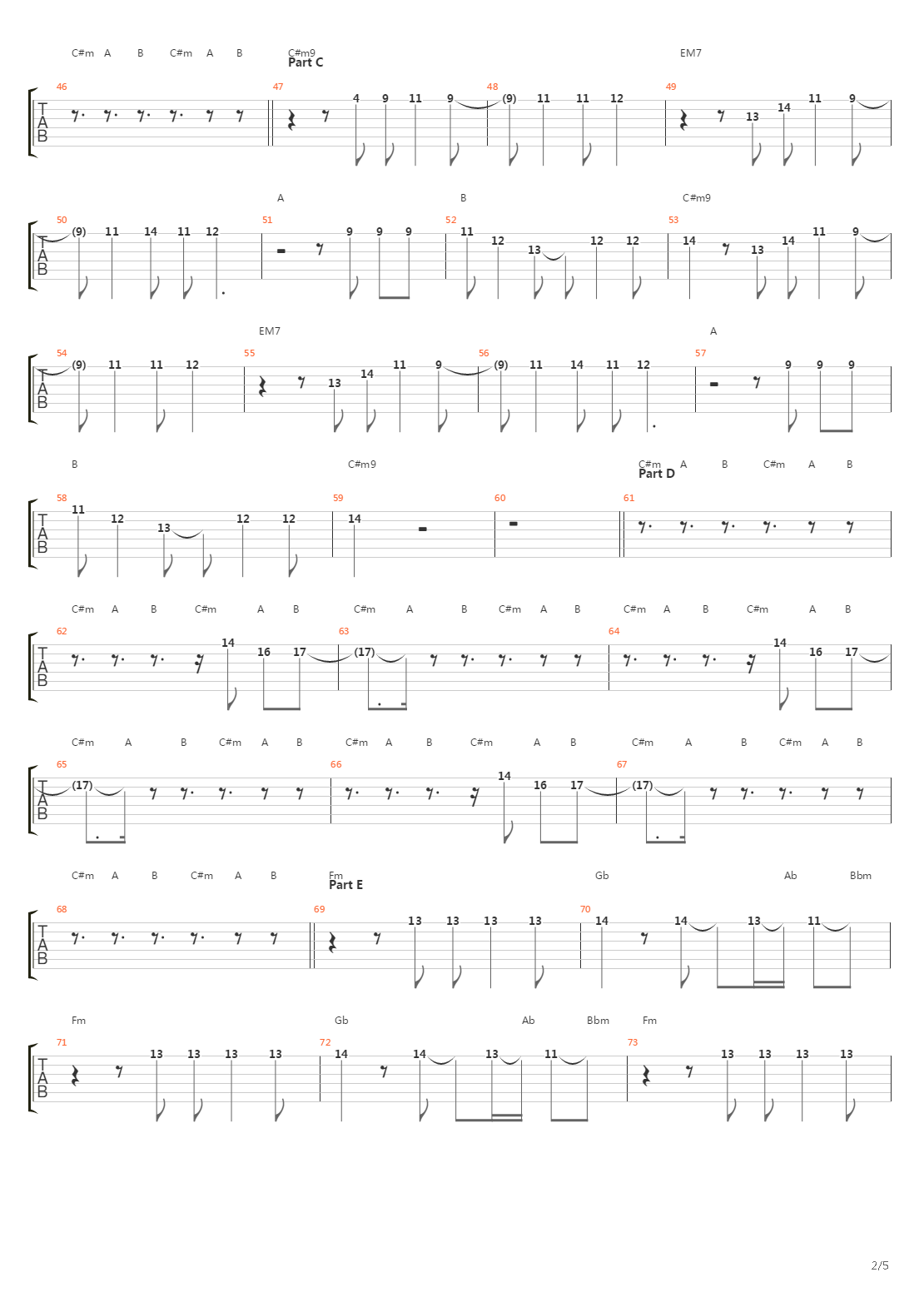 Into The Sun吉他谱