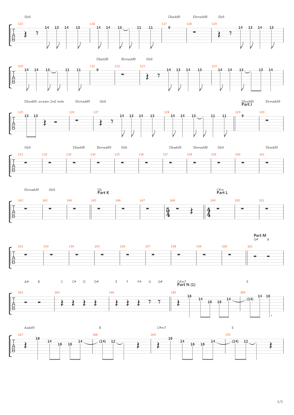 Into The Sun吉他谱