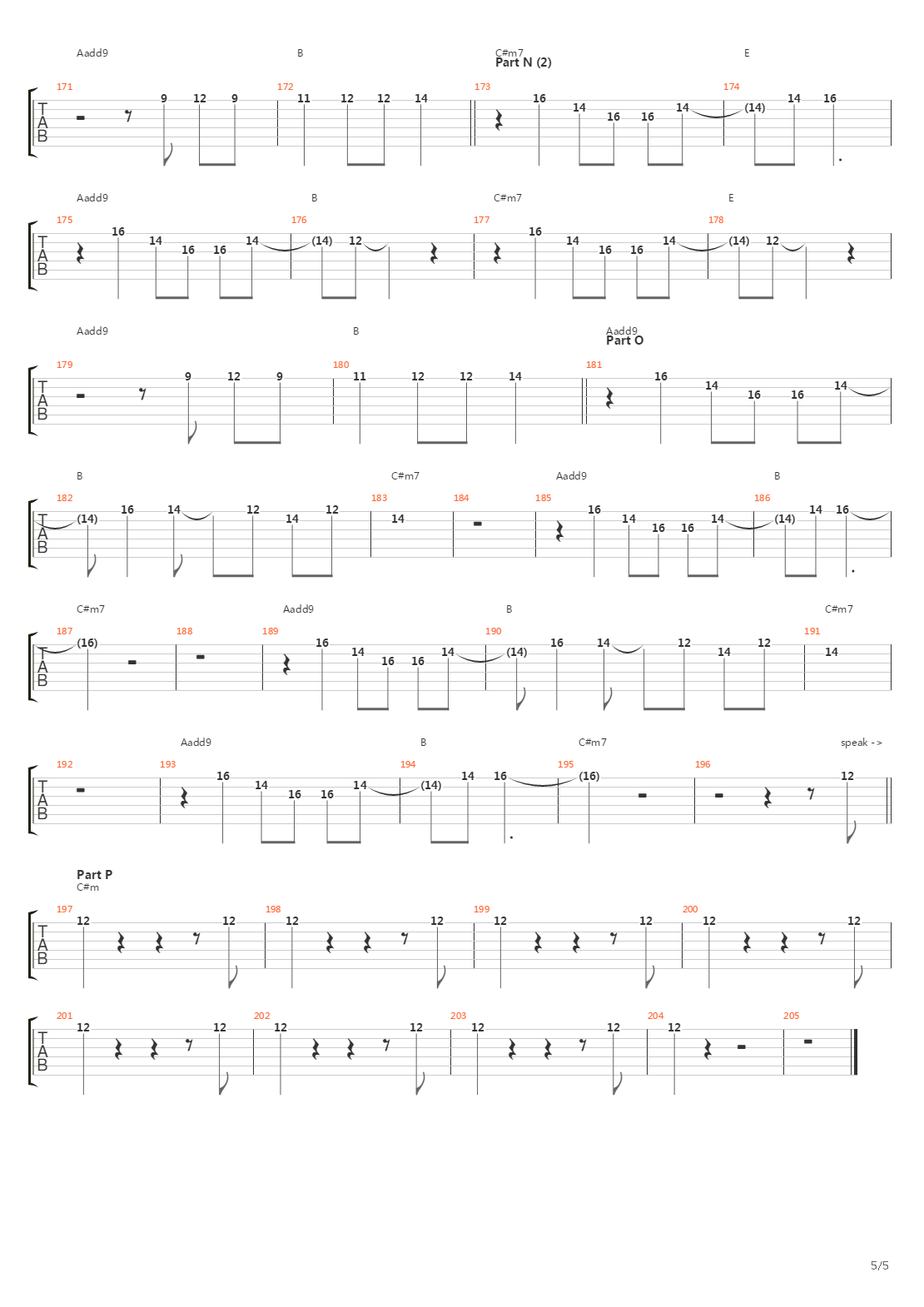 Into The Sun吉他谱