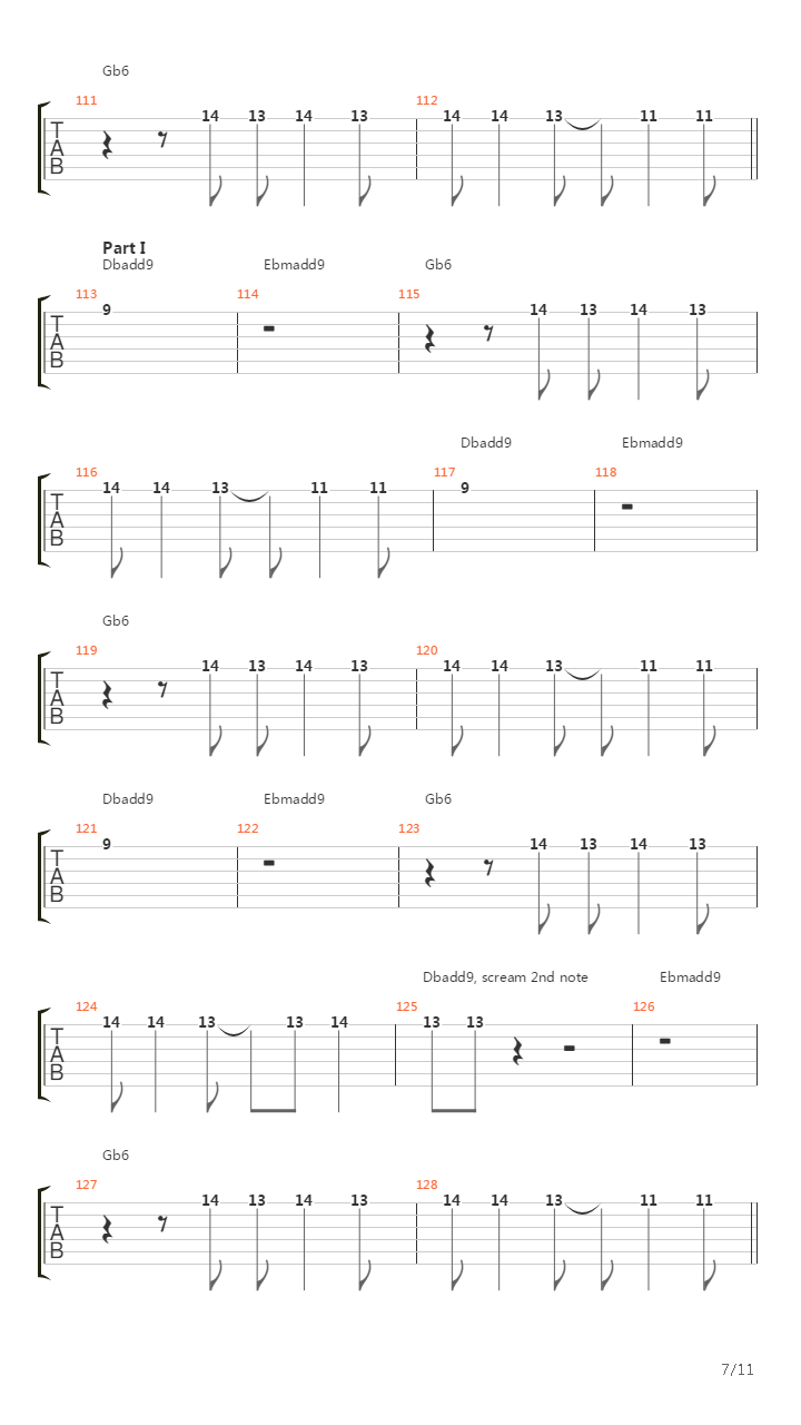 Into The Sun吉他谱