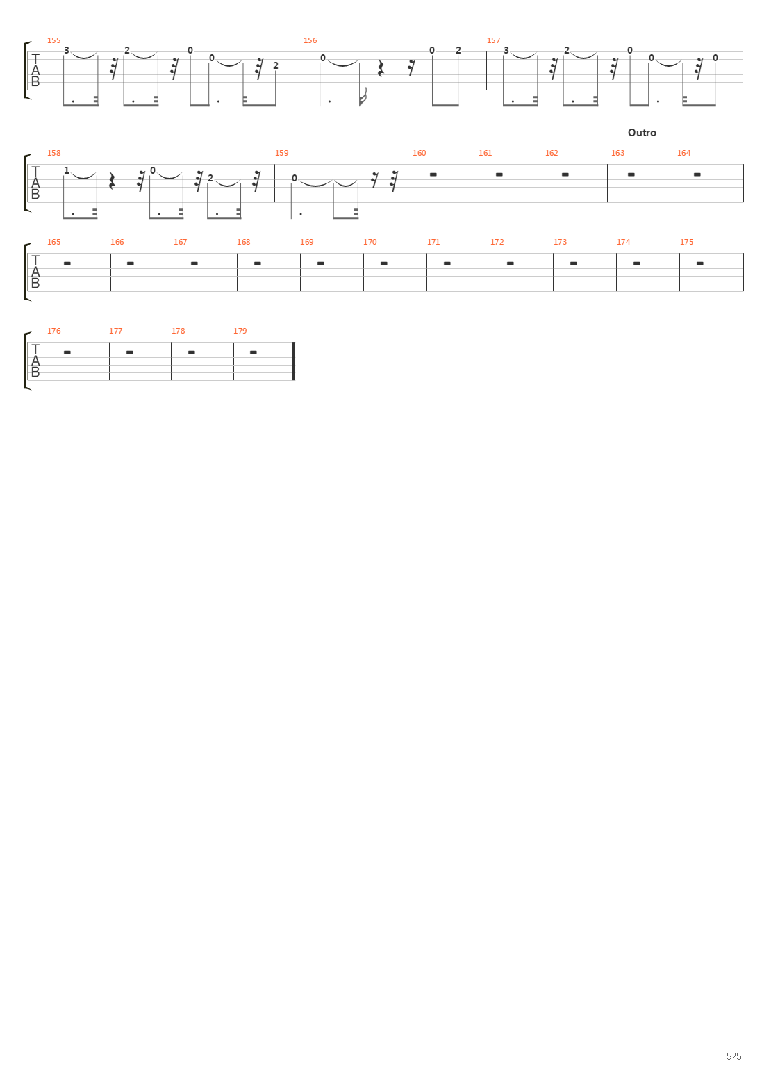 Millenium吉他谱