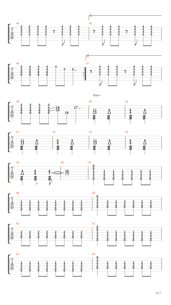 Twice吉他谱