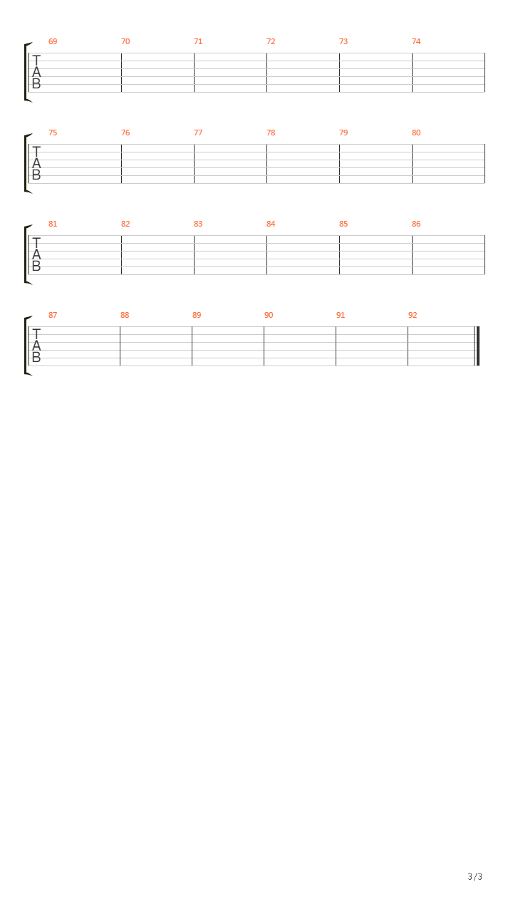 最终幻想3 - Terras Theme吉他谱