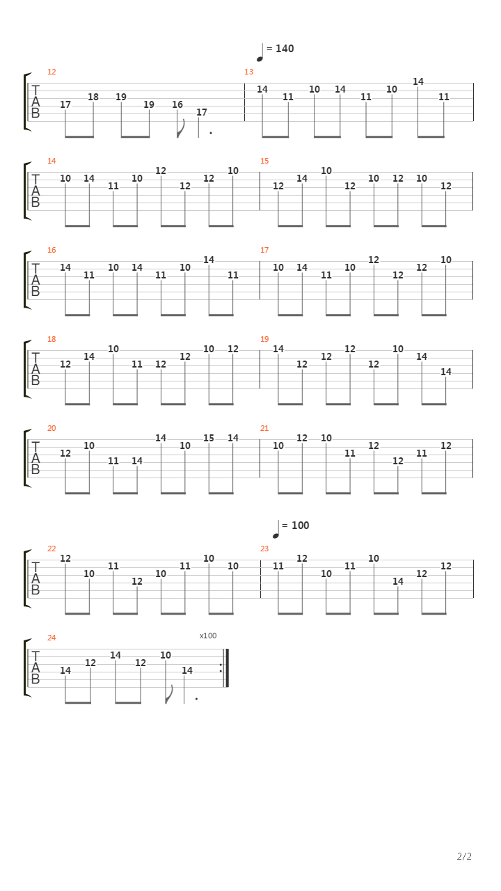 最终幻想4 - Melody Of Lute吉他谱